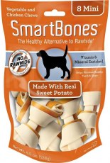 Smartbones Sweet Potato Mini - 8 Unidades
